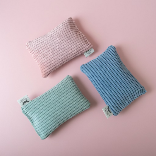 Handmade Corduroy Catnip Crinkle Cushion for Cats